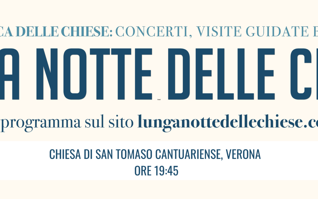 La lunga notte delle chiese 2026